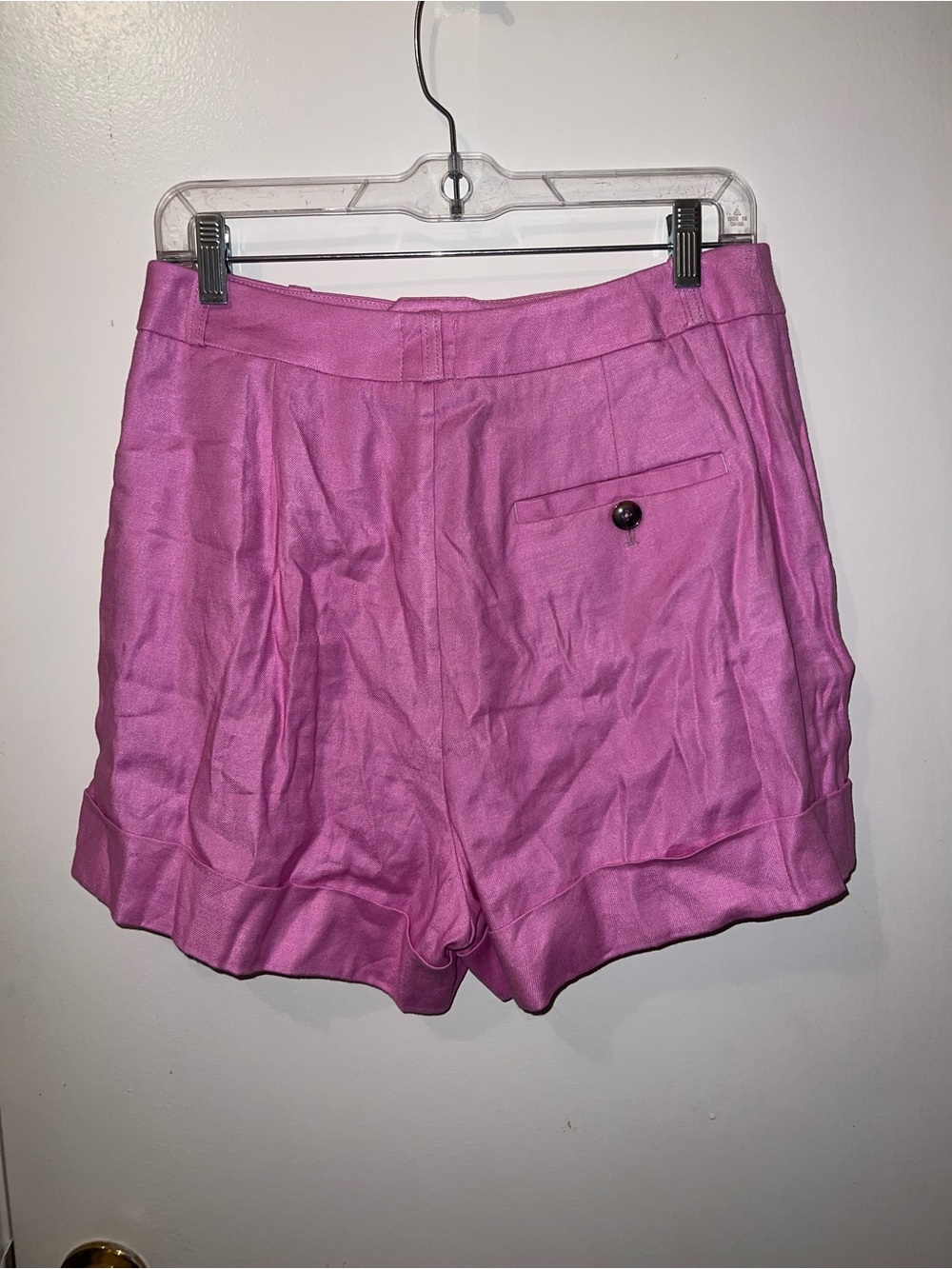 Maeve High-Waist Pink Tailored Shorts - Picture 3 of 7